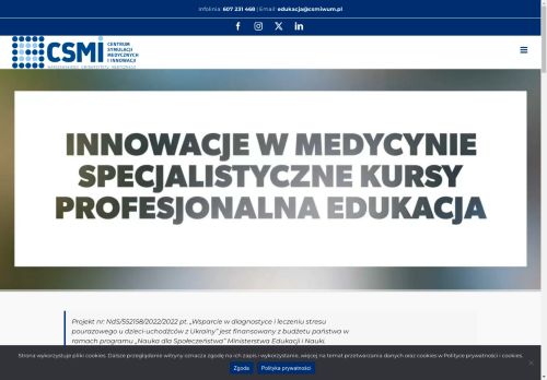 Centrum Symulacji Medycznych i Innowacji Warszawskiego Uniwersytetu Medycznego spółka z o.o.