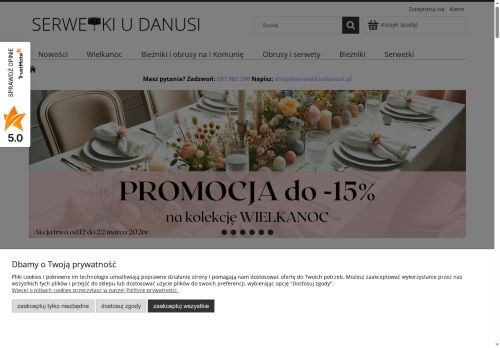 Serwetki u Danusi Adrianna Andrzejewska